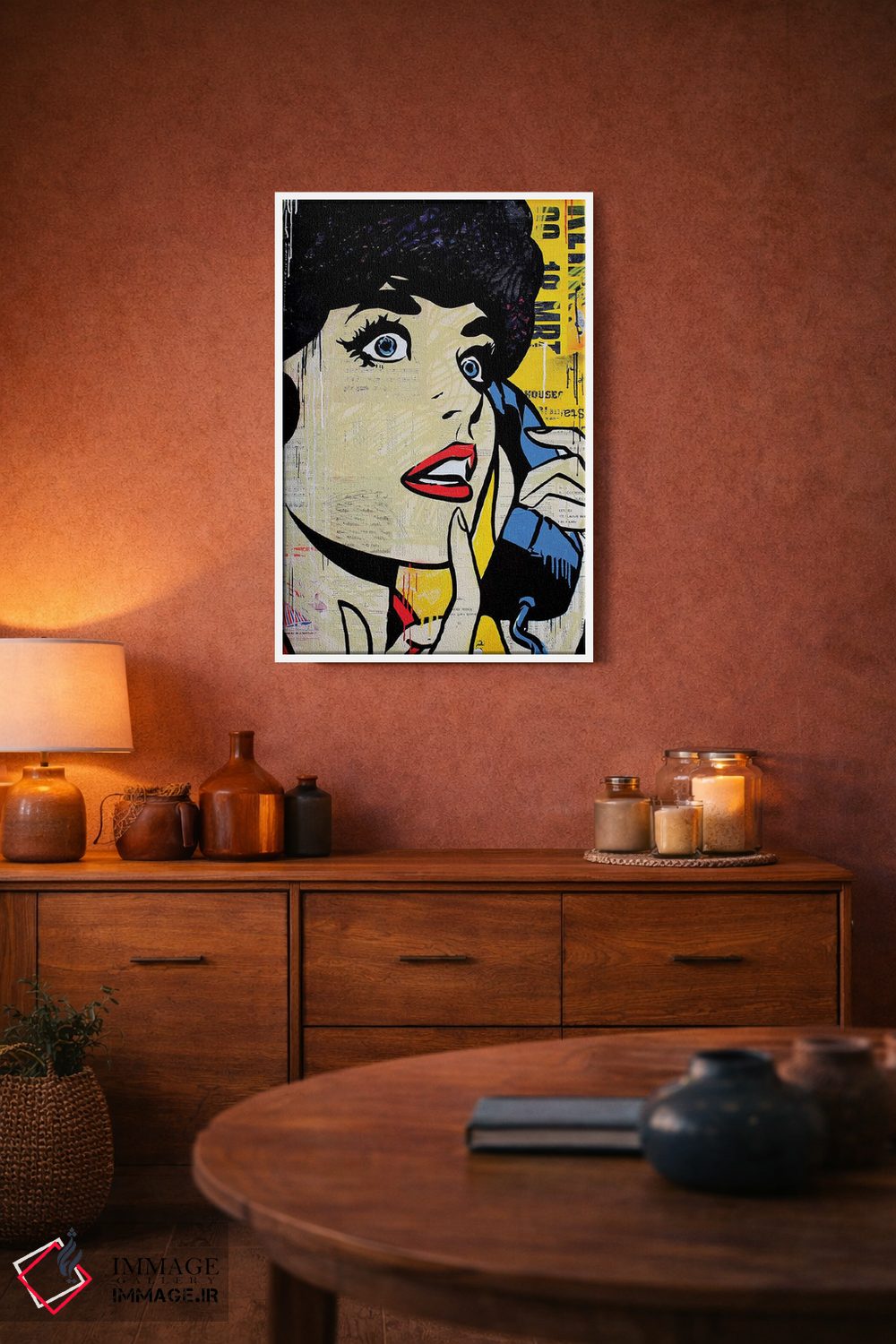 تابلو دکوراتیو منو صدا نزن عزیزم اثر میشیل فولکرز - D2W