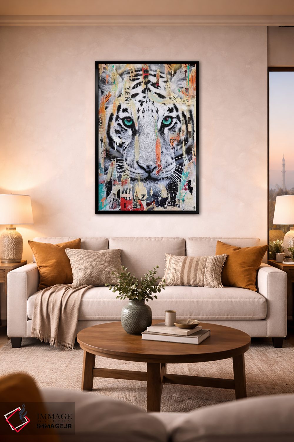 تابلو دکوراتیو راحت اثر میشیل فولکرز - D2B