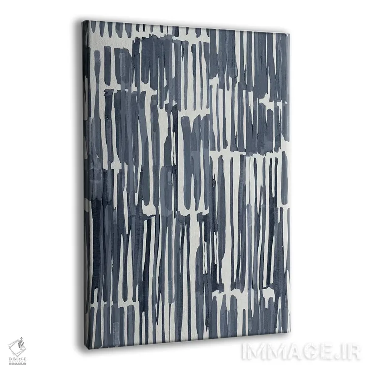 تابلو مینیمال ضربه قلم بامبو به سبک وابی سابی اثر نیچر مجیک - نمای پرسپکتیو محصول