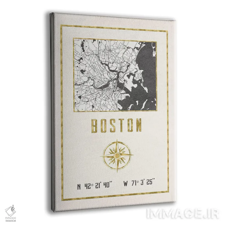 تابلو دکوراتیو بوستون، ماساچوست اثر نیچر مجیک - نمای پرسپکتیو محصول