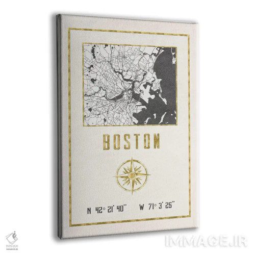 تابلو دکوراتیو بوستون، ماساچوست اثر نیچر مجیک - نمای پرسپکتیو محصول