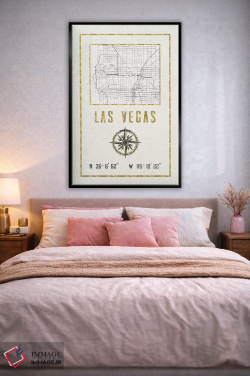 تابلو دکوراتیو لاس وگاس، نوادا اثر نیچر مجیک - D1B