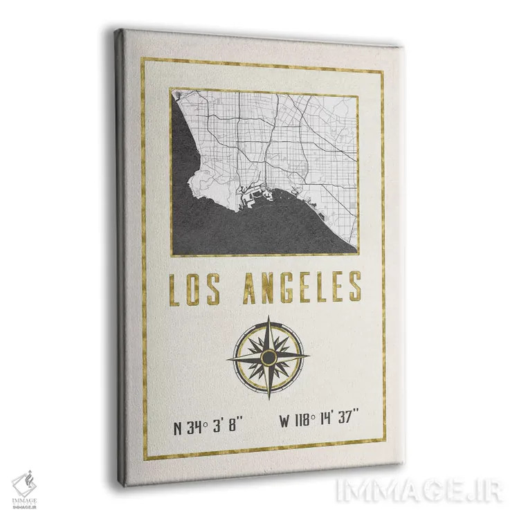 تابلو دکوراتیو لس آنجلس، کالیفرنیا اثر نیچر مجیک - نمای پرسپکتیو محصول