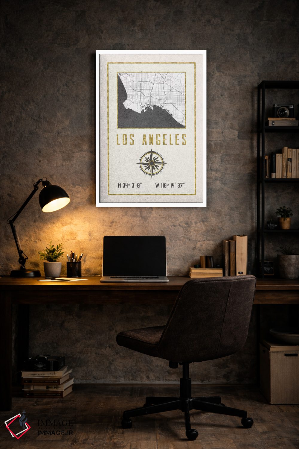 تابلو دکوراتیو لس آنجلس، کالیفرنیا اثر نیچر مجیک - D5W