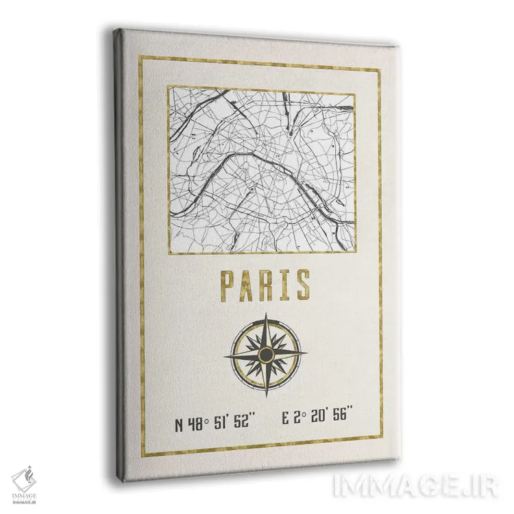 تابلو دکوراتیو پاریس، فرانسه اثر نیچر مجیک - نمای پرسپکتیو محصول