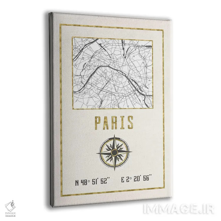 تابلو دکوراتیو پاریس، فرانسه اثر نیچر مجیک - نمای پرسپکتیو محصول