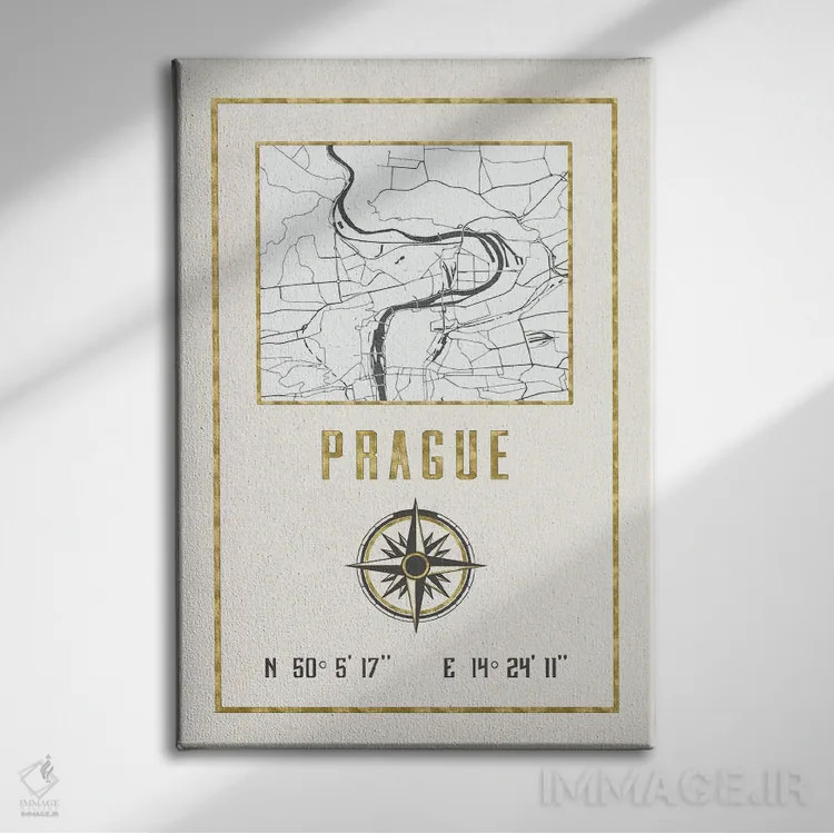 تابلو دکوراتیو پراگ، جمهوری چک اثر نیچر مجیک - نمای روبهرو روی دیوار