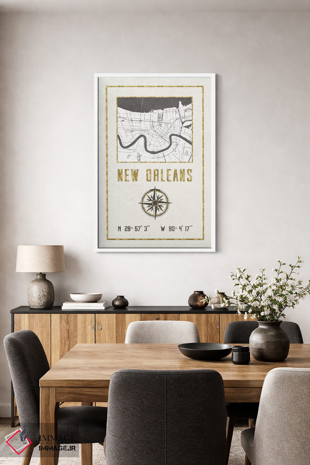 تابلو دکوراتیو نیواورلئان، لوئیزیانا اثر نیچر مجیک - D2W