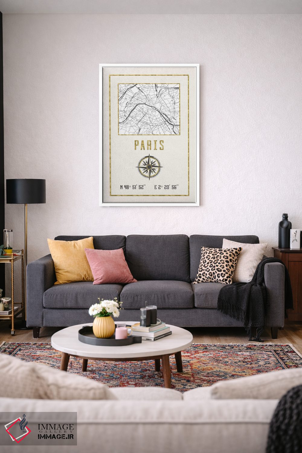 تابلو دکوراتیو پاریس، فرانسه اثر نیچر مجیک - D3W