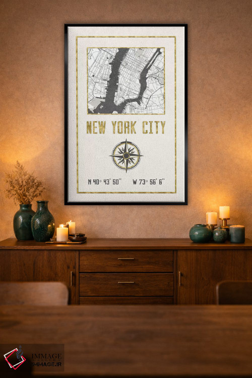 تابلو دکوراتیو نیویورک، نیویورک اثر نیچر مجیک - D2B