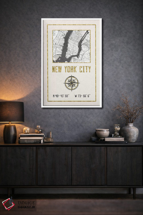 تابلو دکوراتیو نیویورک، نیویورک اثر نیچر مجیک - D1W