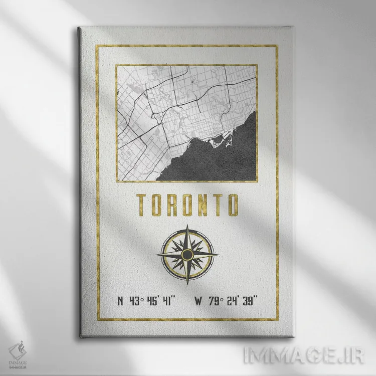 تابلو دکوراتیو تورنتو، اونتاریو، کانادا اثر نیچر مجیک - نمای روبهرو روی دیوار