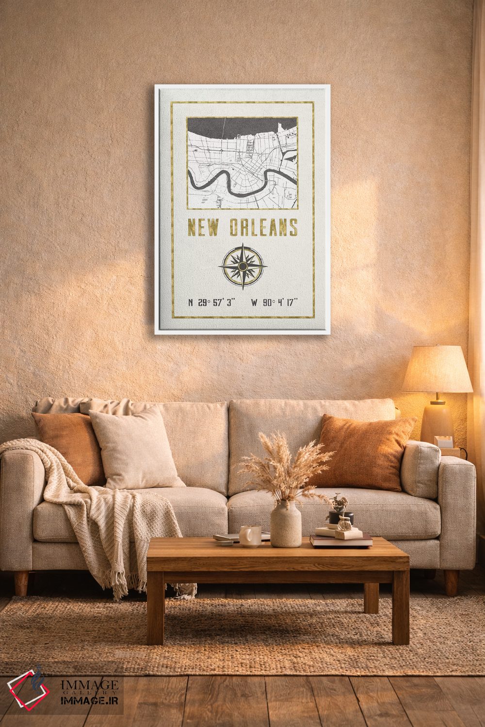 تابلو دکوراتیو نیواورلئان، لوئیزیانا اثر نیچر مجیک - D3W