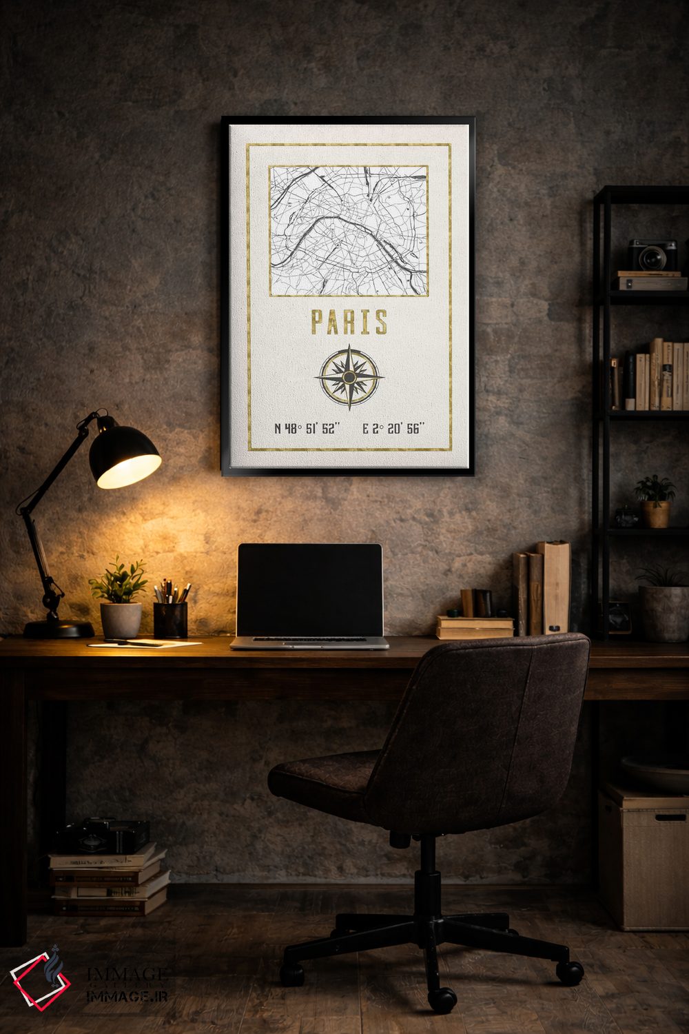 تابلو دکوراتیو پاریس، فرانسه اثر نیچر مجیک - D6B