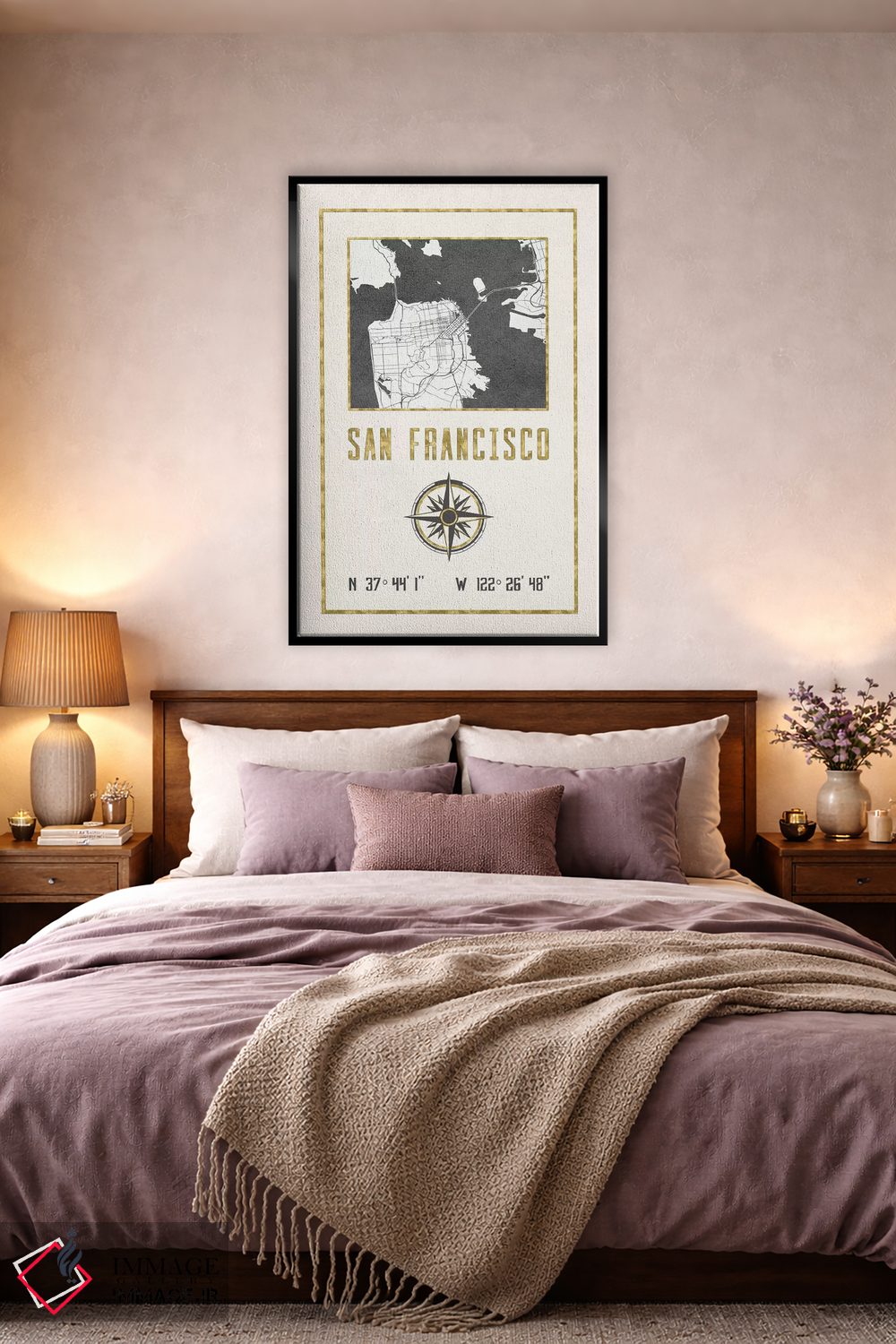 تابلو دکوراتیو سان فرانسیسکو، کالیفرنیا اثر نیچر مجیک - D4B