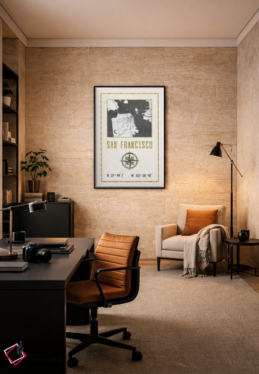 تابلو دکوراتیو سان فرانسیسکو، کالیفرنیا اثر نیچر مجیک - D6B