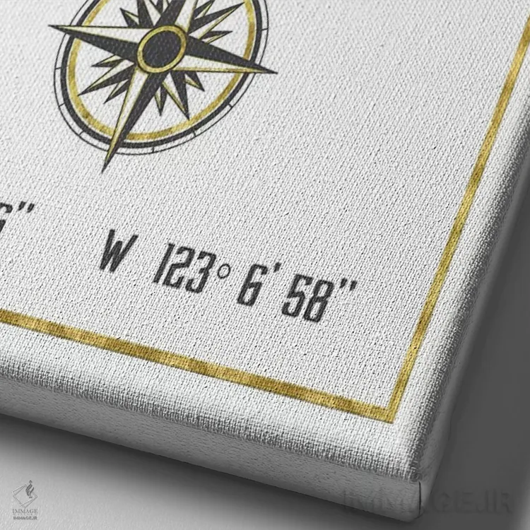 تابلو دکوراتیو ونکوور، بریتیش کلمبیا، کانادا اثر نیچر مجیک - نمای نزدیک بافت بوم