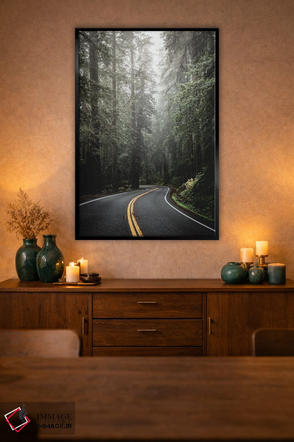 تابلو دکوراتیو انقلاب جنگلی پارک ملی ردوود اثر نیچر مجیک - D1B