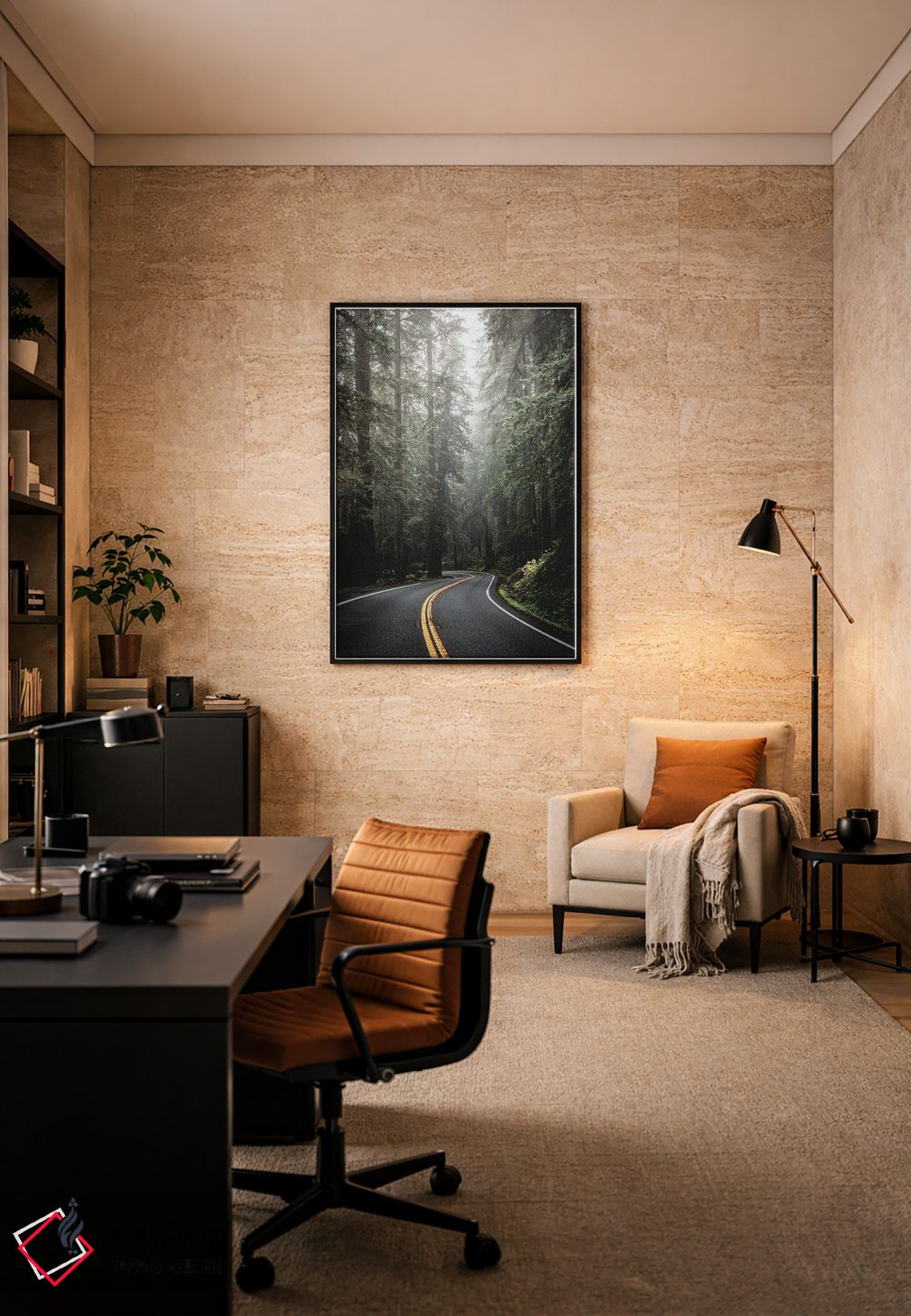 تابلو دکوراتیو انقلاب جنگلی پارک ملی ردوود اثر نیچر مجیک - D5B