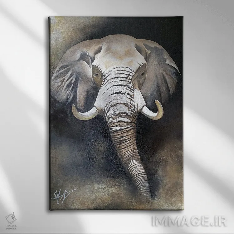 تابلو دکوراتیو سرزمین مادر اثر مایکل گلدزوایگ - نمای روبهرو روی دیوار