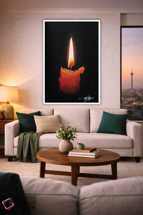 تابلو دکوراتیو نور راهنما اثر مایکل گلدزوایگ - D1W