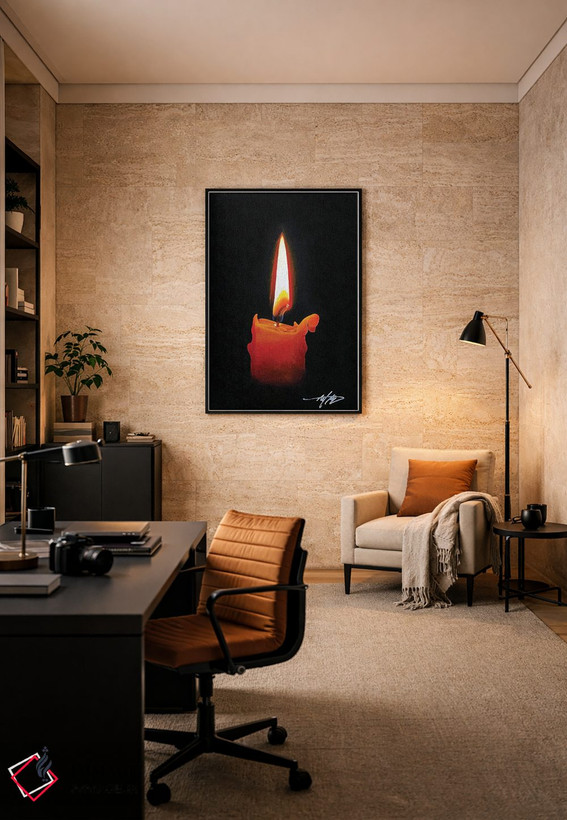 تابلو دکوراتیو نور راهنما اثر مایکل گلدزوایگ - D6B
