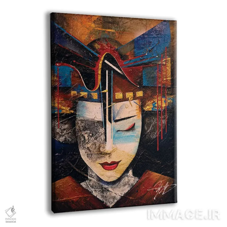 تابلو دکوراتیو خاطرات یک گیشا اثر مایکل گلدزوایگ - نمای پرسپکتیو محصول