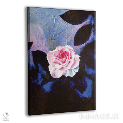 تابلو دکوراتیو زندگی به رنگ گل سرخ اثر مایکل گلدزوایگ - نمای پرسپکتیو محصول