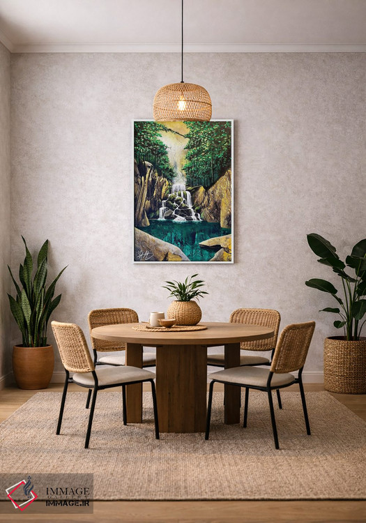 تابلو دکوراتیو آبشار اخگر اثر مایکل گلدزوایگ - D2W