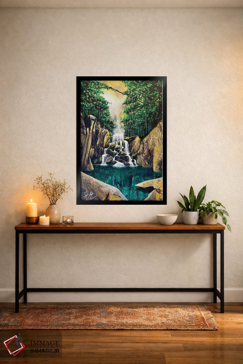 تابلو دکوراتیو آبشار اخگر اثر مایکل گلدزوایگ - D4B