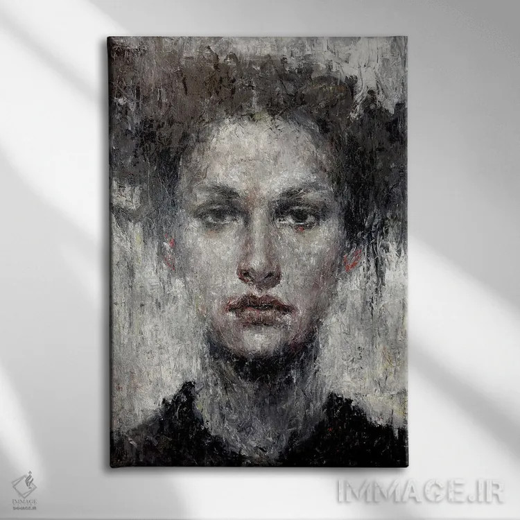 تابلو دکوراتیو درخت توس اثر مارگاریتا ایوانوا - نمای روبهرو روی دیوار