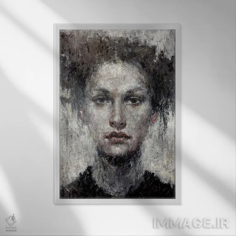 تابلو دکوراتیو درخت توس اثر مارگاریتا ایوانوا - نمای قابدار سفید