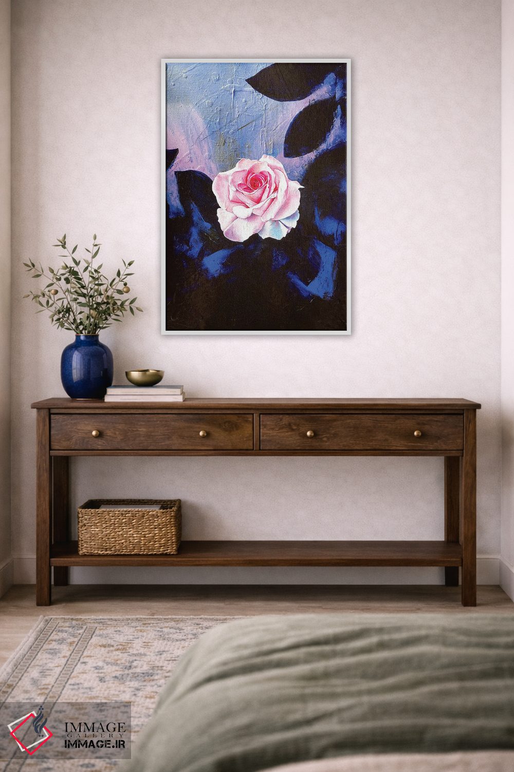 تابلو دکوراتیو زندگی به رنگ گل سرخ اثر مایکل گلدزوایگ - D2W