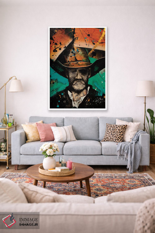 تابلو دکوراتیو کابوی اثر مایکل گلدزوایگ - D1W