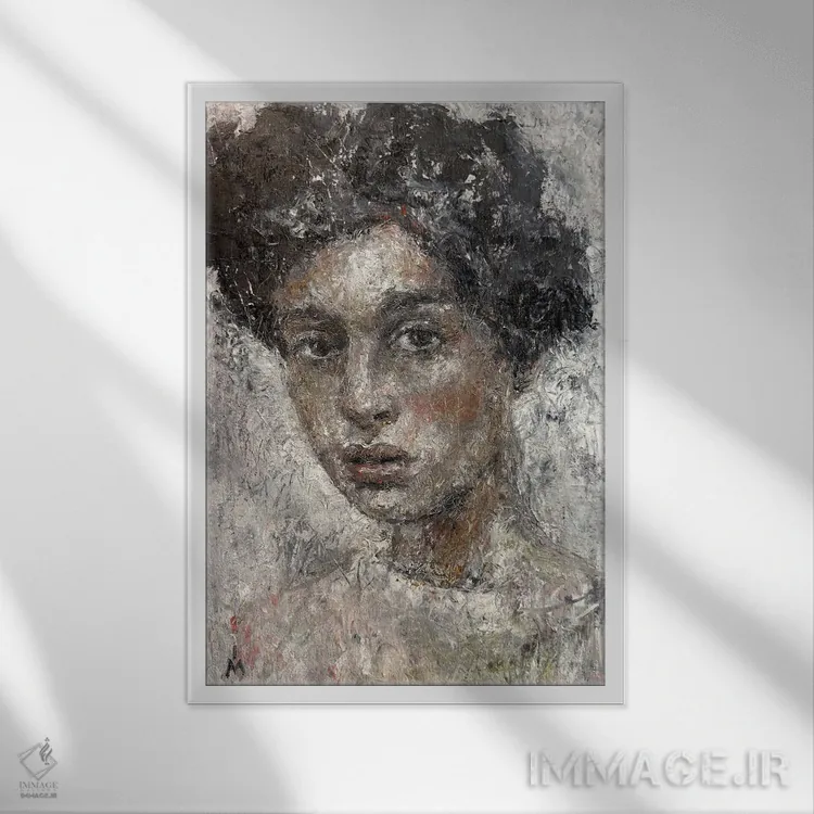 تابلو دکوراتیو توس ۸ اثر مارگاریتا ایوانوا - نمای قابدار سفید