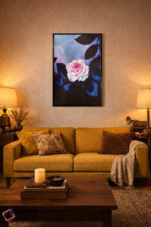 تابلو دکوراتیو زندگی به رنگ گل سرخ اثر مایکل گلدزوایگ - D4B