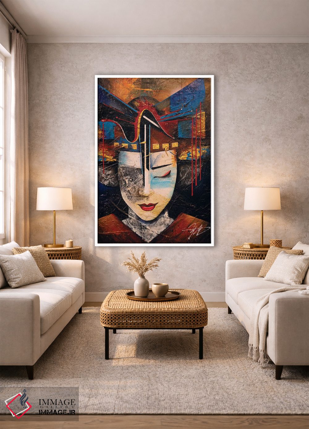 تابلو دکوراتیو خاطرات یک گیشا اثر مایکل گلدزوایگ - D1W