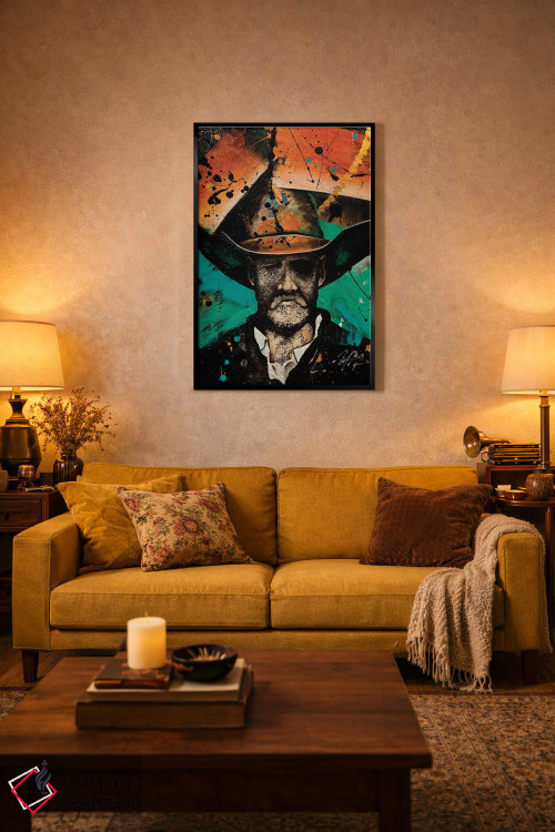 تابلو دکوراتیو کابوی اثر مایکل گلدزوایگ - D4B