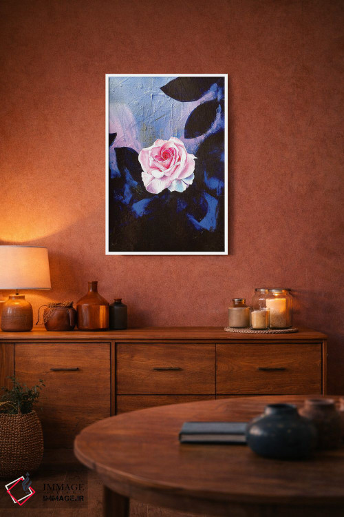 تابلو دکوراتیو زندگی به رنگ گل سرخ اثر مایکل گلدزوایگ - D3W