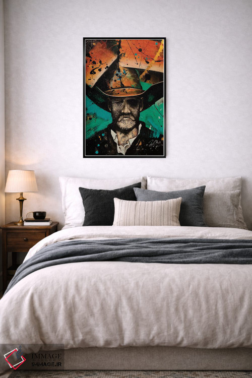 تابلو دکوراتیو کابوی اثر مایکل گلدزوایگ - D6B