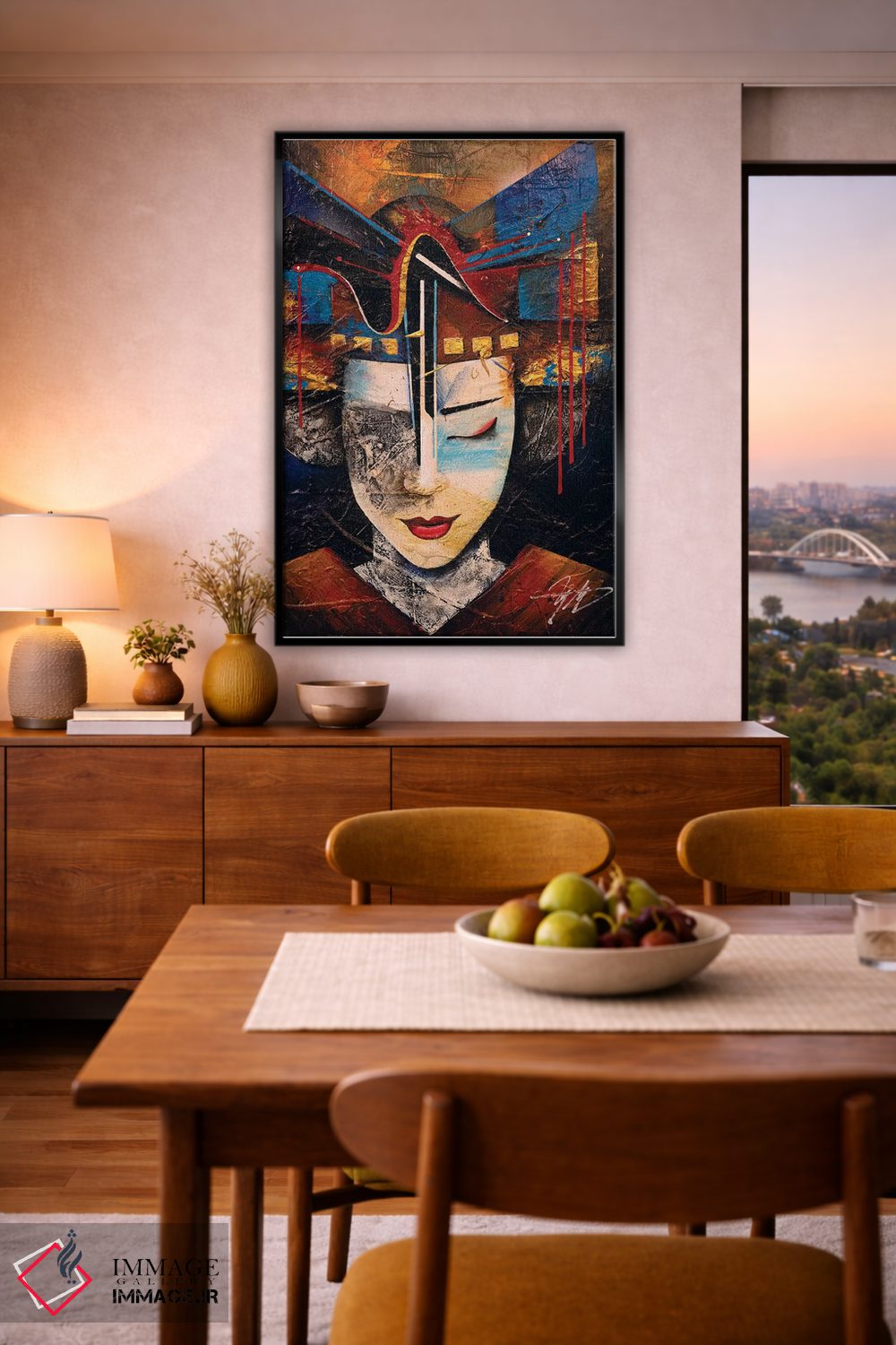 تابلو دکوراتیو خاطرات یک گیشا اثر مایکل گلدزوایگ - D6B