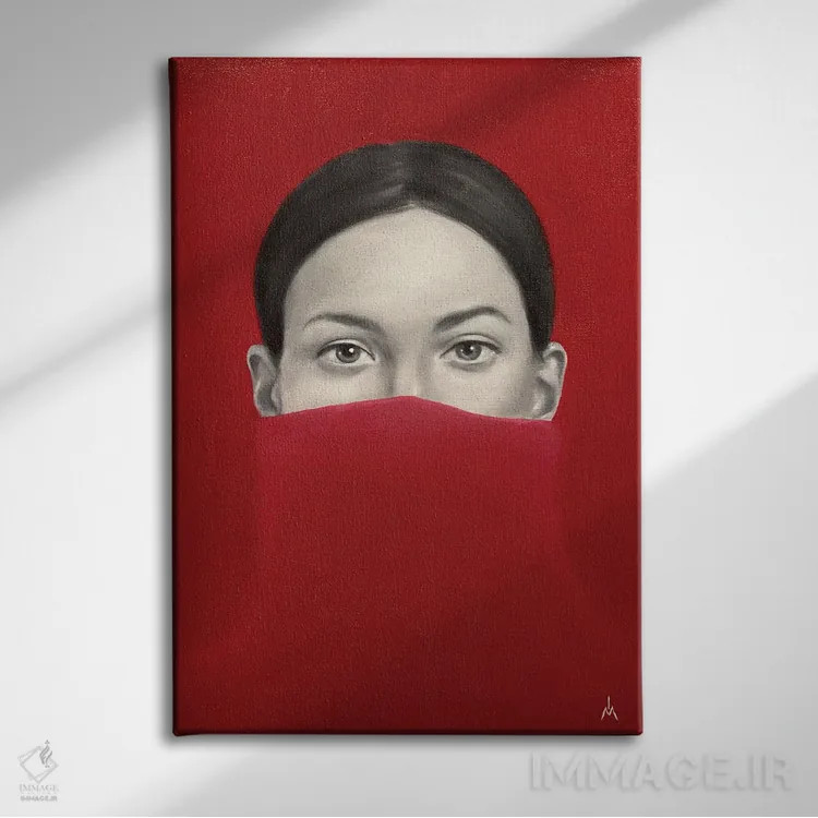 تابلو دکوراتیو قایم موشک اثر مارگاریتا ایوانوا - نمای روبهرو روی دیوار