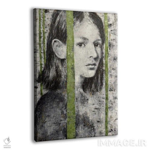 تابلو دکوراتیو جنگل توس اثر مارگاریتا ایوانوا - نمای پرسپکتیو محصول