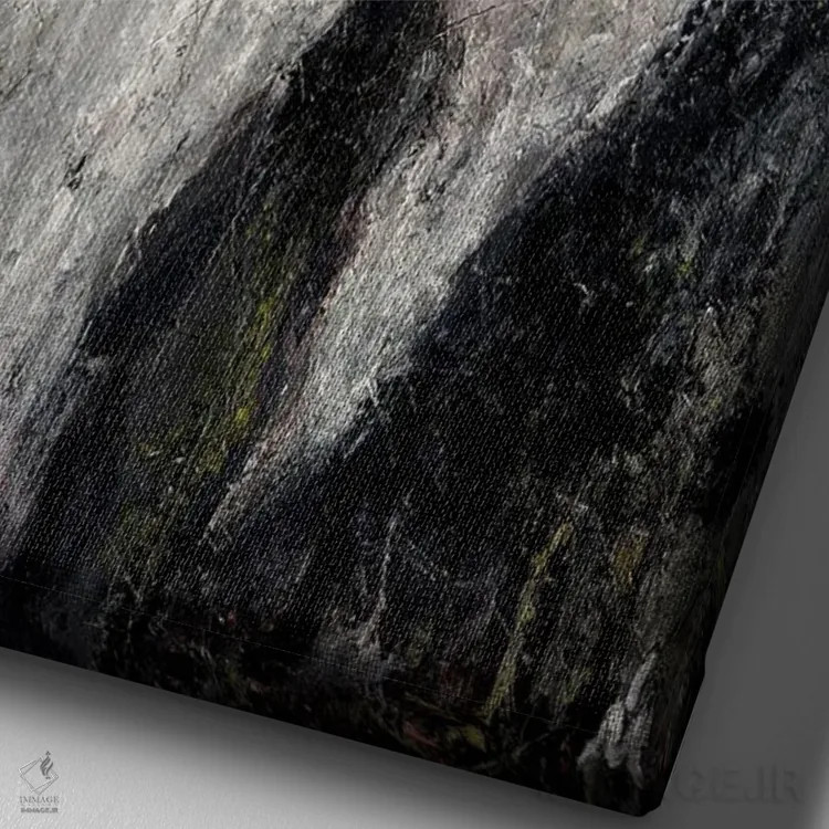 تابلو دکوراتیو توس ۹ اثر مارگاریتا ایوانوا - نمای نزدیک بافت بوم