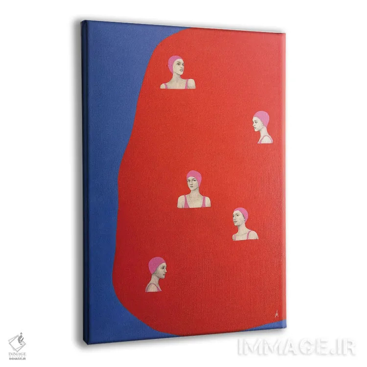 تابلو دکوراتیو دریای سرخ اثر مارگاریتا ایوانوا - نمای پرسپکتیو محصول