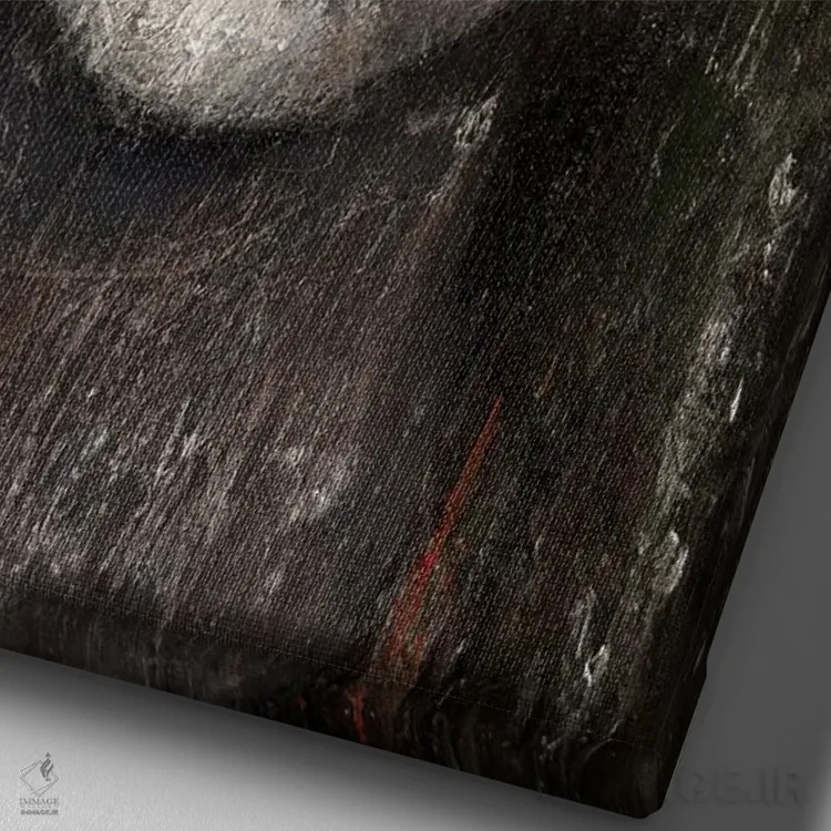 تابلو دکوراتیو توس ۱۰ اثر مارگاریتا ایوانوا - نمای نزدیک بافت بوم