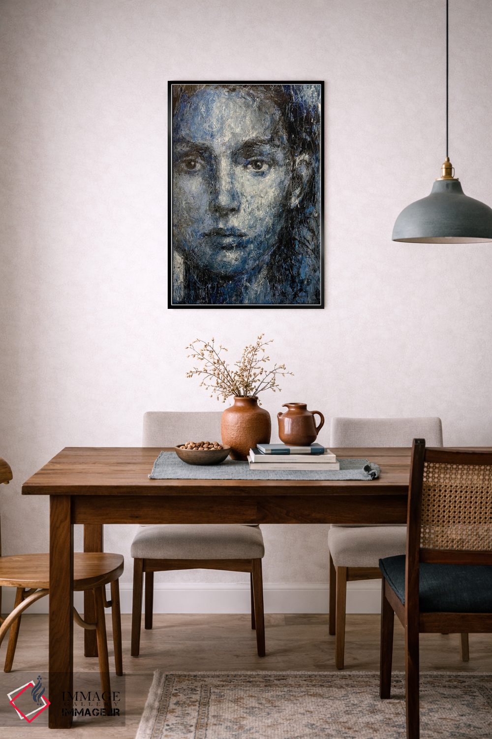 تابلو دکوراتیو توس ماه آبی اثر مارگاریتا ایوانوا - D6B