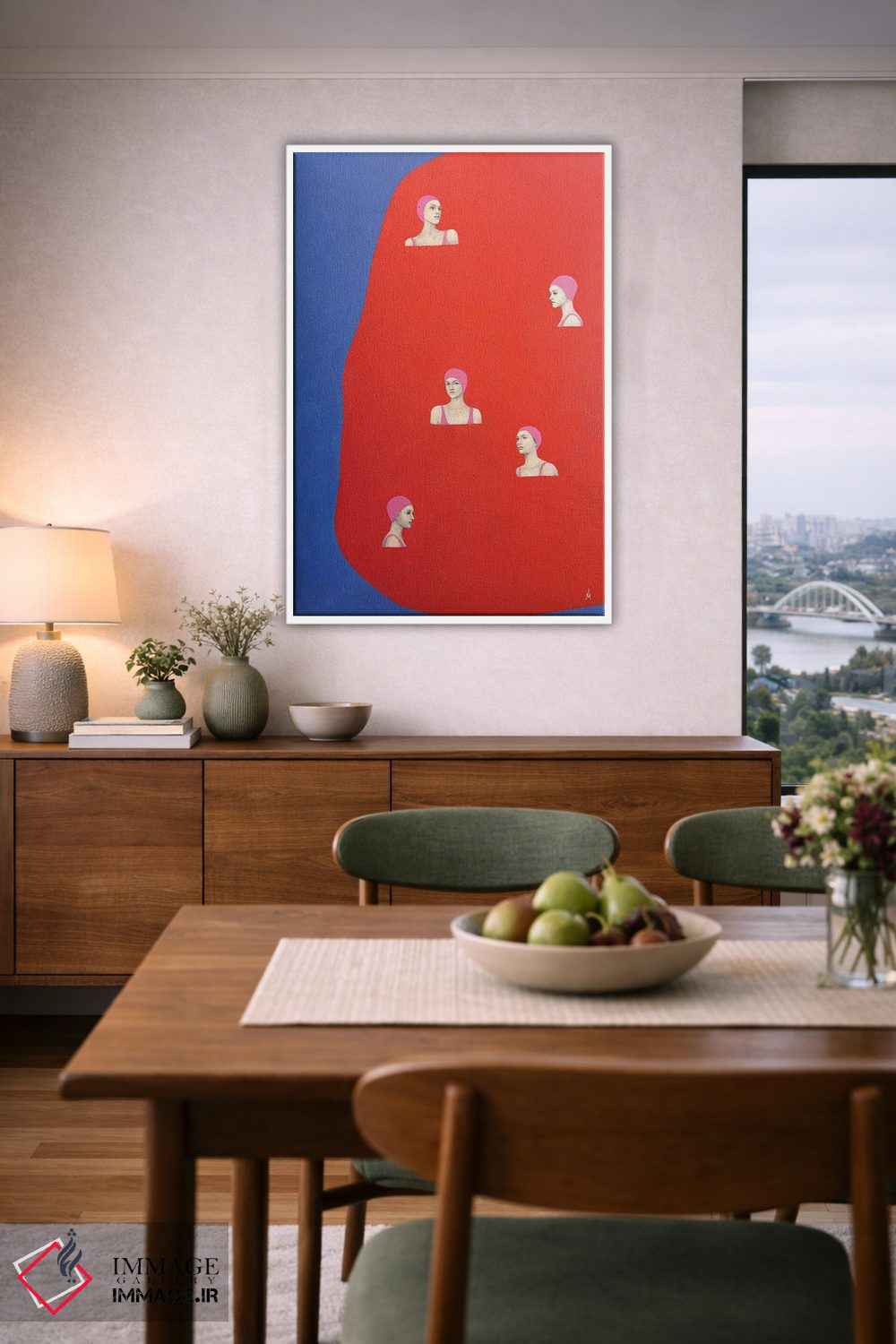 تابلو دکوراتیو دریای سرخ اثر مارگاریتا ایوانوا - D6W