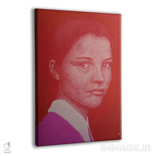 تابلو دکوراتیو دختر مدرسه ای اثر مارگاریتا ایوانوا - نمای پرسپکتیو محصول