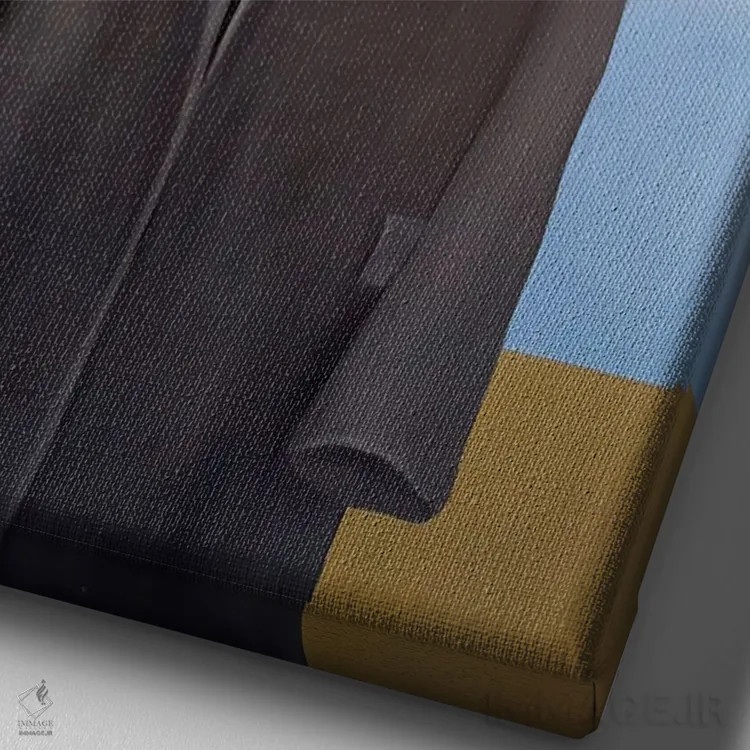 تابلو دکوراتیو سیب اثر مارگاریتا ایوانوا - نمای نزدیک بافت بوم